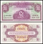 ❤️ ⭐ Великобритания 1962 1 паунд UNC нова ⭐ ❤️, снимка 1