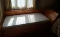 Единично легло с ракла и етажерка за стена, снимка 5