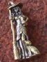 Бронзова фигурка на баба Яга 45052, снимка 7