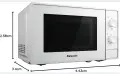 Микровълнова Panasonik 20L, снимка 6