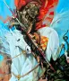Картина "Свети Георги", худ. доц. Йордан Йорданов, снимка 2
