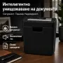 Шредер за документи 6 листа, P-2, 10L контейнер, унищожава кредитни карти, Reverse, защота от прегря, снимка 5