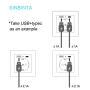  4623 Универсален Контакт 16A / 250V с USB-A и USB Type-C за Бързо Зареждане, снимка 2