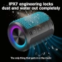 Нов високоговорител Портативна Bluetooth колонка 20W водоустойчива LED, снимка 8