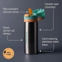 Нова детска Неразливаема бутилка със сламка Tommee Tippee 500 мл 24м+ бебе, снимка 3