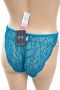 Hunkemöller дантелено дамско долнище 2XL в тюркоазено син цвят, снимка 4