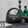 Miu Miu Wander Matelassé Bag – Black, снимка 1
