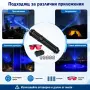 Мощен акумулаторен син лазер 5000mW батерии 18650 предпазни очила горящ палещ клечка кибрит балон, снимка 7