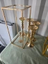 Стойка French Gold стенд за цветя за украса за сватба, снимка 12