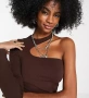 Кафява блуза Bershka, снимка 1