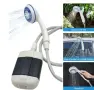 Преносим душ за къмпинг, компактен, USB зареждане, батерия 2200 mAh, снимка 5