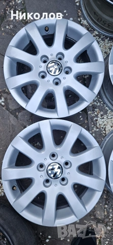 5/112/15 vw golf 5 4бр. Оригинални, снимка 3 - Гуми и джанти - 29971045