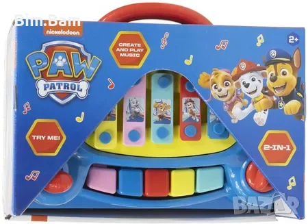 Музикална играчка пиано - чинели Рaw Patrol / Nickelodeon 