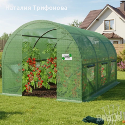 Компактна оранжерия - професионална защита и идеални условия за вашите култури - 3 х 2 х 2м, снимка 2 - Оранжерии - 54087373