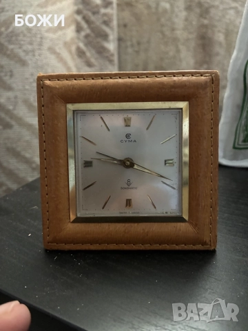 Рядък швейцарски часовник CYMA SONOMATIC 8 Days 16 Jewels Swiss Made, снимка 1 - Антикварни и старинни предмети - 51315256