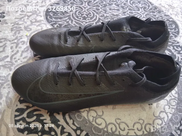 Калеври Nike Mercurial Vapor 16 Pro FG номер 43 ( 27.5 см.), снимка 2 - Футбол - 55597544