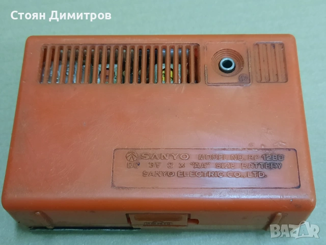 AM радиоприемник Sanyo RP1280, снимка 2 - Радиокасетофони, транзистори - 54668510