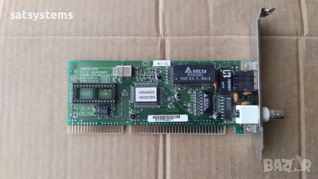 D-Link DE-220PT REV-D1 16-bit ISA Network Controller Card 