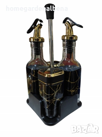 Home & Garden by Albena – Въртящ комплект с дозатори за олио и подправки, снимка 3 - Аксесоари за кухня - 54042122