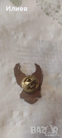 значка Harley Davidson, снимка 2 - Антикварни и старинни предмети - 54015765