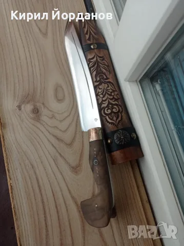 Красив овчарски нож, снимка 2 - Ножове - 55600216