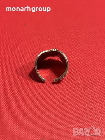 Сребърен пръстен, снимка 3 - Пръстени - 54162096