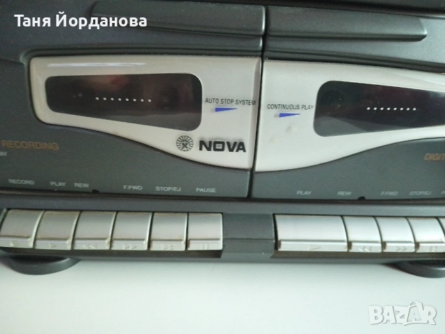 Радиокасетофон Nova , снимка 3 - Радиокасетофони, транзистори - 54309848