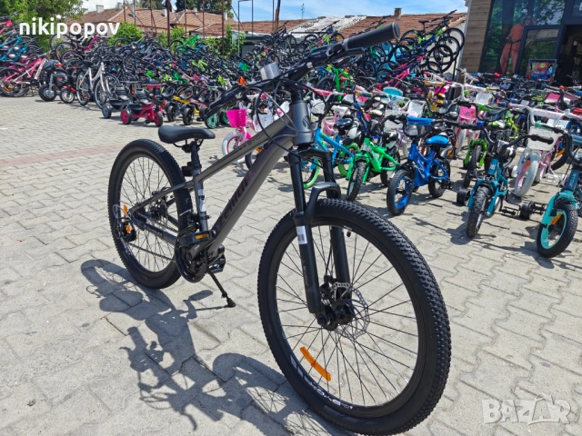 X Алуминиев велосипед 24" ZENITH сив, снимка 3 - Велосипеди - 54939934
