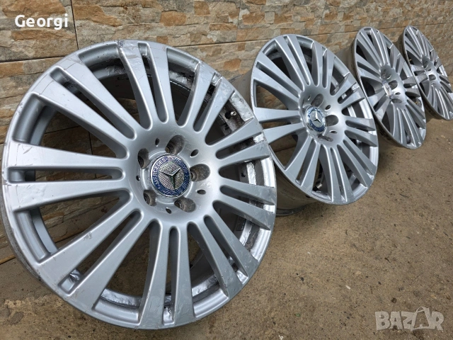 Продавам ОРИГИНАЛНИ Джанти R17 за Мерцедес J7,5 ET 45 5x112, снимка 3 - Гуми и джанти - 55138484