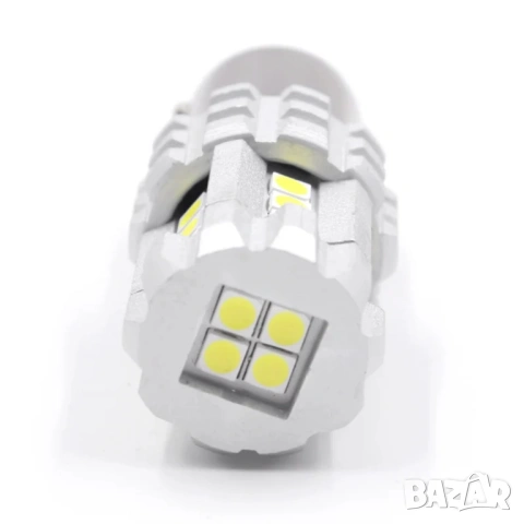 LED крушки за дневни светлини DRL 1156 P21W 1157 7440 7443 – Супер ярка бяла светлина, снимка 3 - Аксесоари и консумативи - 54582452
