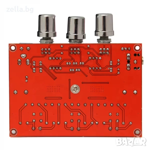Стерео усилвател 2.1 TPA3116D2 Клас D – 2x50W + 100W субуфер, DIY Home Audio 10114, снимка 5 - Ресийвъри, усилватели, смесителни пултове - 54658326