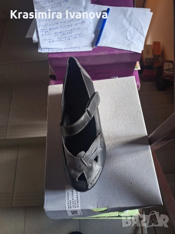 нови обувки естествена кожа
