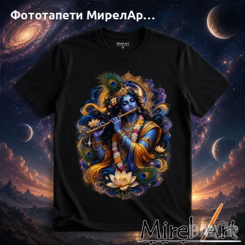 Тениски йога Кришна, снимка 2 - Тениски - 55663767