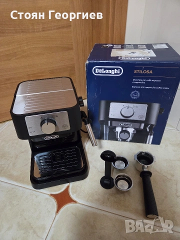 Ръчна еспресо машина De'Longhi Stilosa EC260.BK, снимка 4 - Кафемашини - 55157495