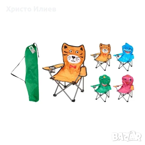 Детски стол сгъваем стол за деца къмпинг плаж с калъф - 8 цвята, снимка 8 - Къмпинг мебели - 51917782