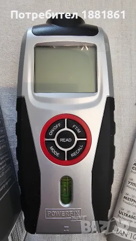 Нова лазерна електронна ролетка Powerfix Pro, снимка 3 - Измервателни инструменти - 55436500