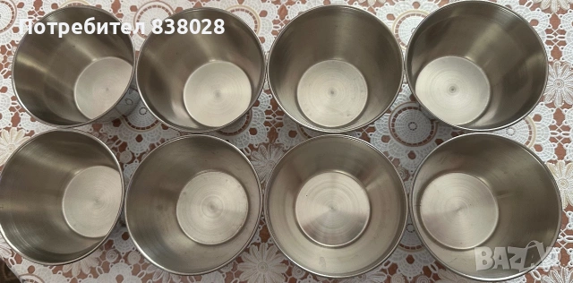 Метални шолички, снимка 3 - Съдове за готвене - 54979548