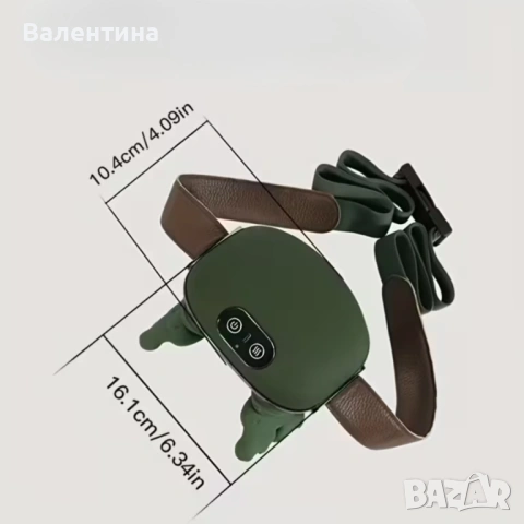 Масажор за врат и рамене с топлина, USB зареждане - 4D масаж