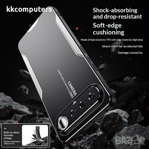 Алуминиев Калъф за Realme 16 5G - TPU+PC, Honeycomb дизайн, 0.3mm защита, 4 цвята, снимка 7 - Калъфи, кейсове - 54387359