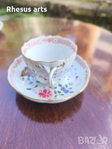 Meissen Чаша за кафе в топ състояние., снимка 4 - Антикварни и старинни предмети - 54816541