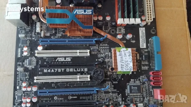 Дънна платка Asus M4A79T Deluxe Socket AM3 CPU+FAN+RAM, снимка 3 - Дънни платки - 55503640