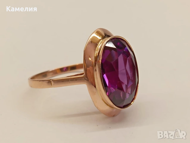 Руско злато , снимка 2 - Пръстени - 54098506