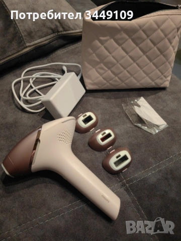 Philips фотоепилатор BRI977/00, 5 степени, UV филтър, снимка 8 - Епилатори - 54060283