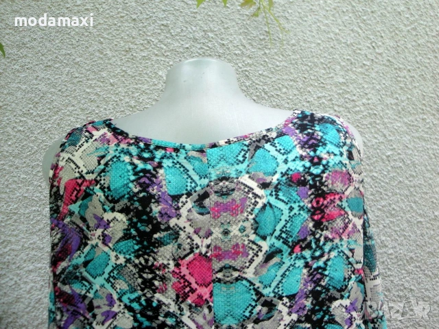 4XL Нова  туника  Alexia с голи рамене , снимка 7 - Туники - 55054257