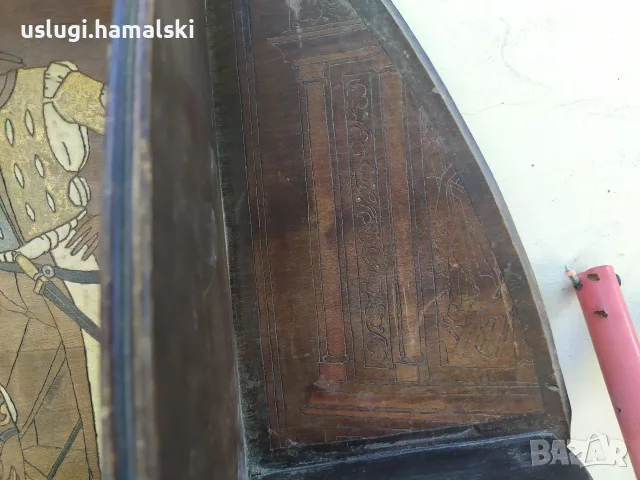 Старинна етажерка, снимка 4 - Антикварни и старинни предмети - 55693372