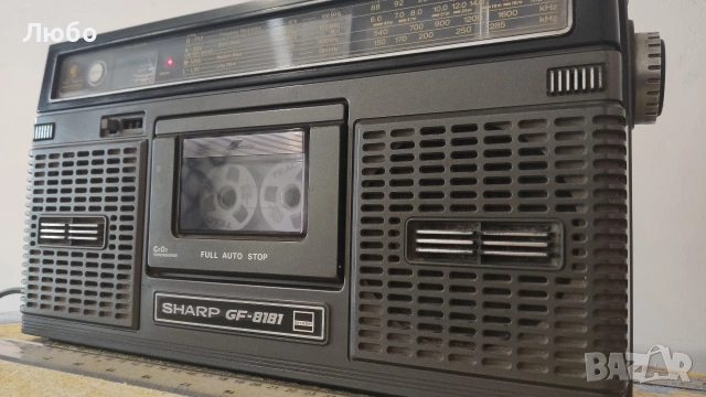касетофон Sharp GF 8181 работещ, снимка 5 - Радиокасетофони, транзистори - 55148383