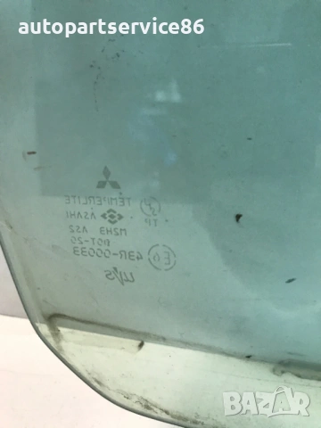 Стъкло за задна дясна врата за Mitsubishi Galant (2001) 43R-00033, снимка 2 - Части - 54821905