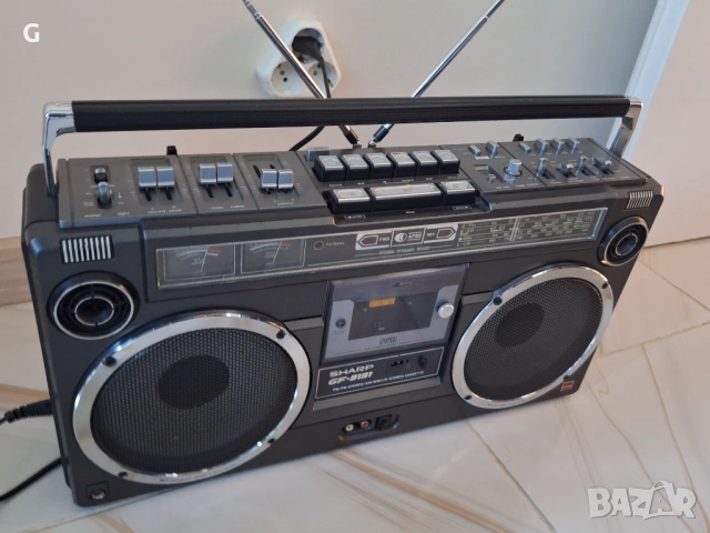 Стерео радиокасетофон Sharp GF-9191HB. Като нов., снимка 15 - Радиокасетофони, транзистори - 54899050