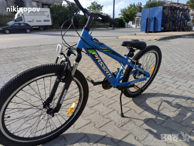 BG Алуминиев велосипед 24" MARTY син, снимка 7 - Велосипеди - 54334772