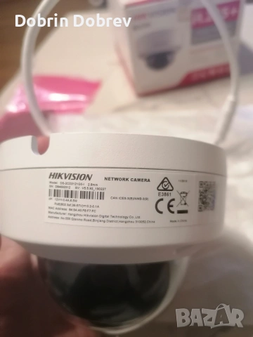 Куполна мрежова камера HIKVISION DS-2CD2121G0-I + монтажна основа , снимка 5 - IP камери - 54383604